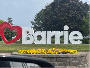 Trail of Wine and Food – Crossing into Canada – Barrie
